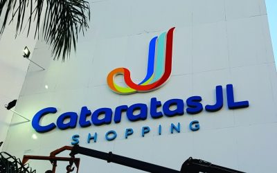 Letreiro Shopping Cataratas JL